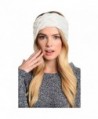 Womens Winter Knitted Headband - Crochet Twist Hair Band Headwrap Hat Cap Ear Warmer - 2 Beige - CZ188KNGYU2