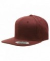 Original Yupoong Pro-style Wool Blend Snapback Blank Hat Baseball Cap 6098m - Maroon - CN1181RMROX