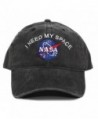 NASA I Need My Space Pigment Dye Embroidered Hat Cap Unisex Adult Multi - Black - CP188634TI5
