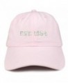 Trendy Apparel Shop 1954 Embroidered - 64th Birthday Gift Soft Cotton Baseball Cap - Light Pink - C1180NNIT43