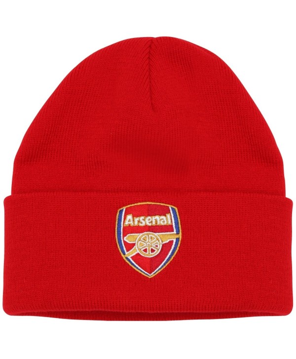 Arsenal Official Soccer/Football Merchandise Adult FC Core Winter Beanie Hat - Red - CT11YN9MH61