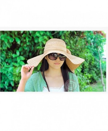 Messar Womens Summer Folable Bowknot in Women's Sun Hats