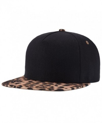 ChezAbbey Fashion Solid Flat Brim Hip Hop Adjustable Hat Snapback Baseball Cap - Pattern 2 - CV17Y0TYWG6