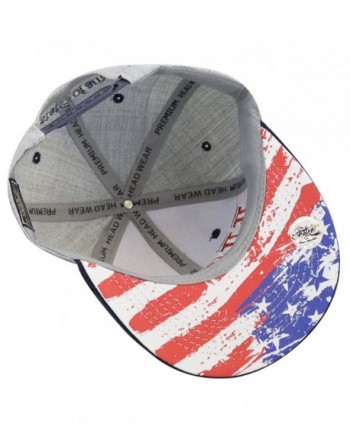 HAT DEPOT American Heather Snapback in Women's Baseball Caps