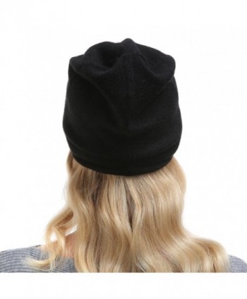 Vemolla Skullies Curling Cashmere Knitting in Women's Skullies & Beanies