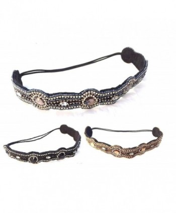 Indian Princess beaded elastic headband