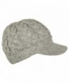 Womens Knitted Double MIRMARU Rossette in Women's Skullies & Beanies