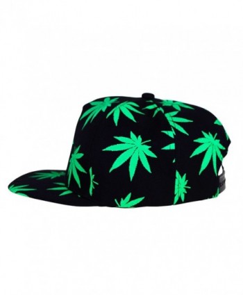 Marijuana Snapback Baseball Headwear Adjustable