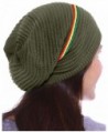 Oversized Slouchy Winter Womens Stripes_Olive