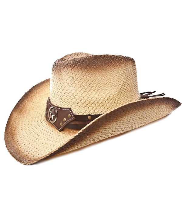 Western Hat / Brown Tea Stain / Star Disk - C81170G4Q81