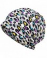 Qiabao Women's Slouch Print Chemo Beanie Hat Cap Headwear - A - C317Z32EN32