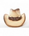 Western Hat Brown Stain Star