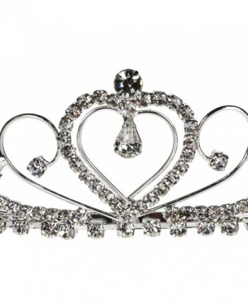 Bridal Wedding Silver Tiara Crystal