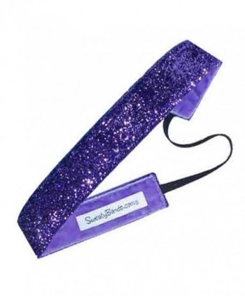 Sweaty Bands 001-38-0049-09 Viva Diva 3/8-inch Velvet Lined Fitness and Fashion Headband Purple - C511CS5BZC9