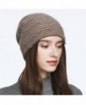 YINONIY Slouchy Layered Knitted Crochet in Women's Skullies & Beanies