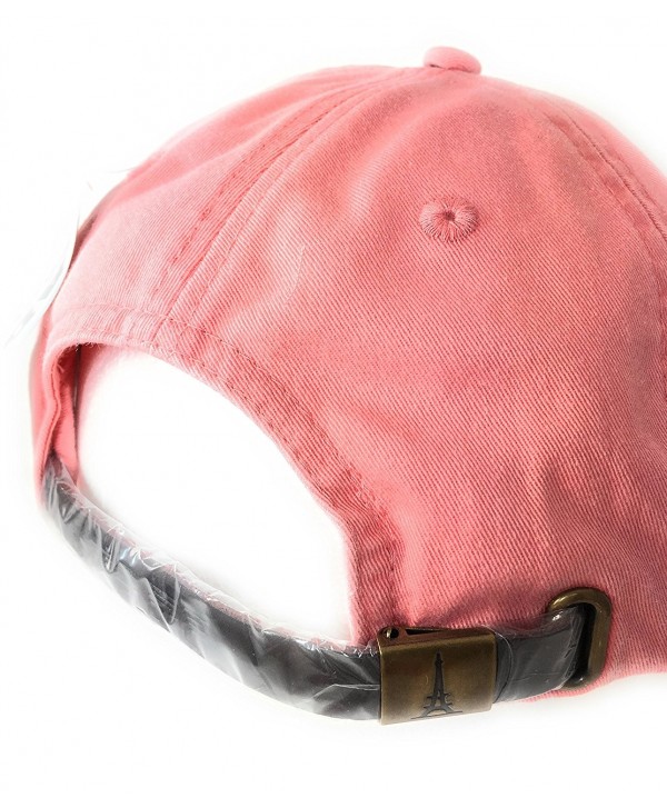 Monogrammed/Personalized Woman's Coral Baseball Cap - CR12ITA5QT3