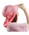 Samtree Women Sun Protection Hat-Ultra Thin Lightweight Foldable Garden Flap Cap - 06-watermelon Red - CQ12EMMFWPV