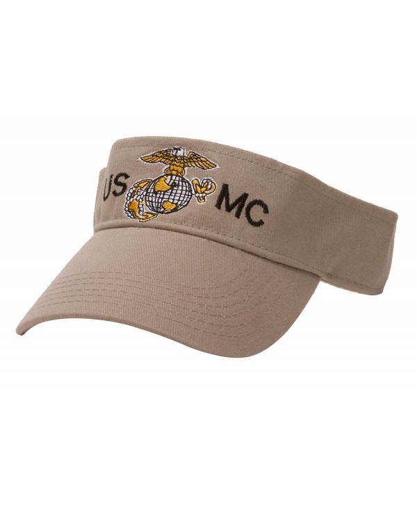 USMC Emblem Khaki Adjustable Visor - CP11QIVW3QV