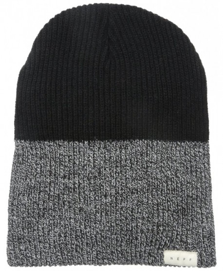 NEFF Men's Duo Beanie - Black Heather/Black - CH11W05CZC1