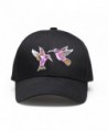 Men Women Adjustable Plain Baseball Cap - Classic Unstructured Cotton Hat Low Profile Embroidery Cap - Black - CB1867ERNHH