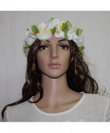 Yellow White Hawaii Elastic Headband in Women's Headbands in Women's Hats & Caps