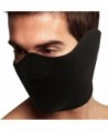 Men's Thermal Neoprene Fleece Warm Breathable Half Face Mask Ski Snowboard Black - C311PLSYUSB