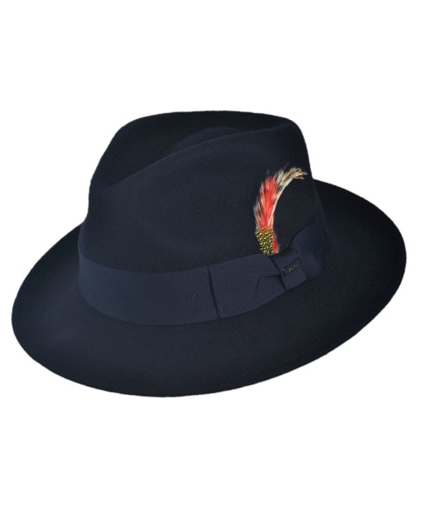 Jaxon C-Crown Fedora-Crushable - Navy - CS1147GNB5L