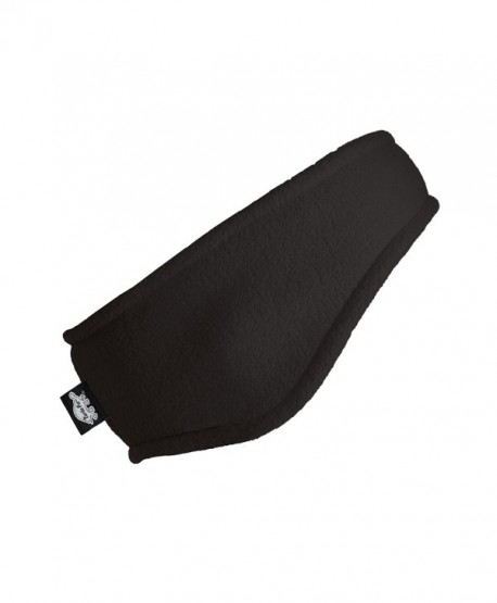 Turtle Fur Double-Layer Bang Band- Chelonia 150 Fleece Headband - Black - C0113CFESF5