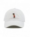 Black Hair Bart Dad Hat Cotton Baseball Cap Polo Style Low Profile 5 Colors - White - CD185SA3XMD