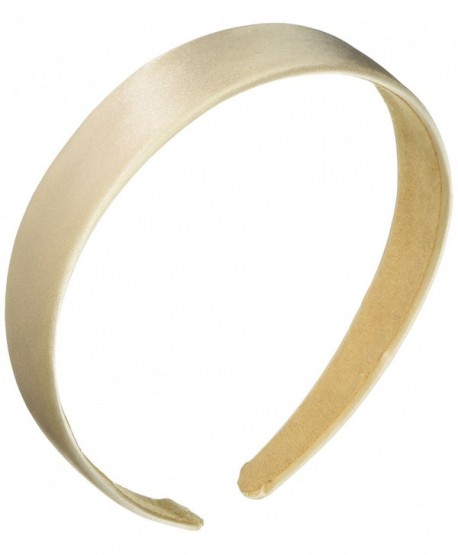 Trimweaver 1-Piece 25mm Satin Covered Headband- 1-Inch- Ivory - CH11JDIJKRB