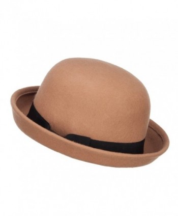 Wool Felt Upturn Brim Bowler