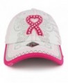 Breast Cancer Ribbon Embroidered Baseball