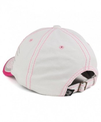 Breast Cancer Ribbon Embroidered Baseball in Women's Baseball Caps