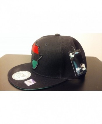 Snapback Africa Black Embroidered African in Women's Baseball Caps