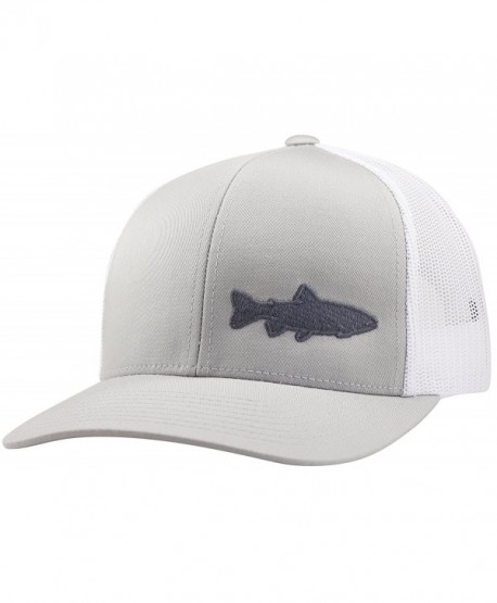 Trucker Hat - Trout Fishing 2.0 - by Lindo - Silver/White - CS183CD7DD5