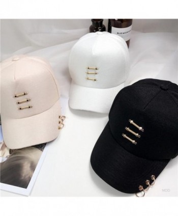 Unisex Snapback Piercing Silver Baseball