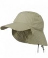 UV 50+ Outdoor Talson UV Flap Cap - Khaki - CG11918I9AL