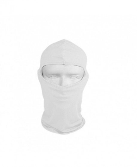 Motorcycle Cycling lycra Balaclava Full Face Mask For Sun UV Protection - White - CT11FJCIPPN