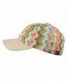 C C Multicolored Adjustable Precurved Baseball in Women's Baseball Caps