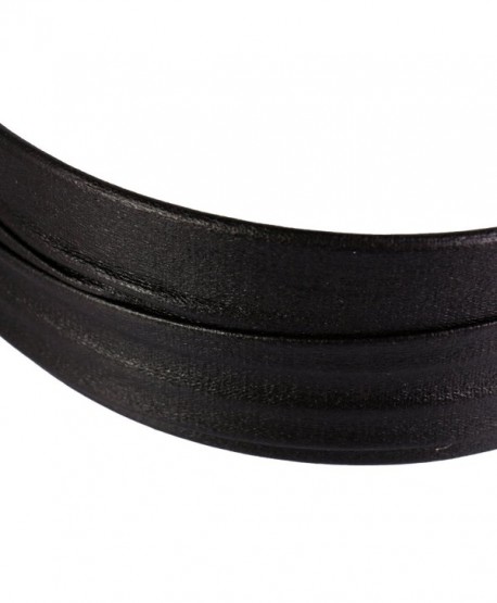 Retro Hard Headbands Artificial Leather Hairband for Women/Girls perfektchoice Wide Plastic Headband Black 