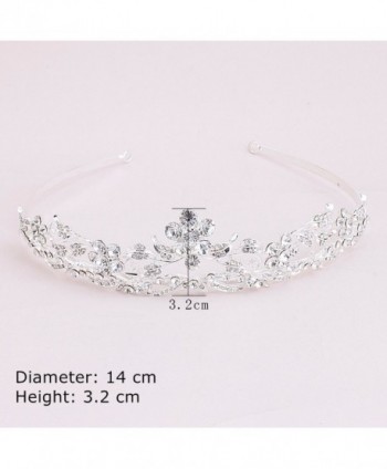 Bienna Birthday Rhinestones Headpiece Girls Silver