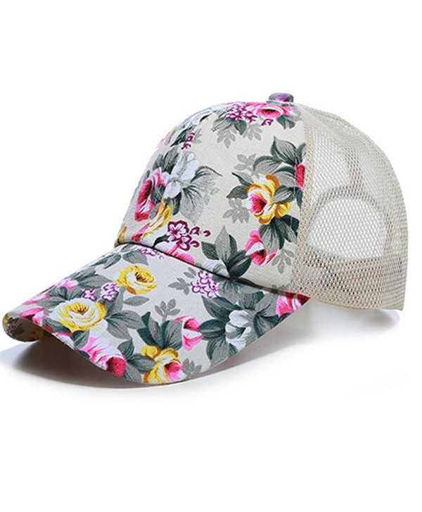 Joymee Mesh Cap Hat Flower Baseball Sport Golf Adjustable Breathable Women Outdoor - 5 - CF184RNNZ27