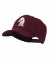 Chess Piece of a Knight Embroidered Cap - Maroon - CW11HVOBBUN