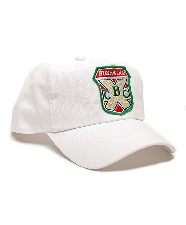 Bushwood Hat Country Club Caddyshack Movie One Size Baseball Cap White - C612JXMEK9T