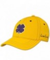 Black Clover Womens Gold With Purple Clover Rope Lucky Baseball Hat - Gold Purple - C711TB98AX1