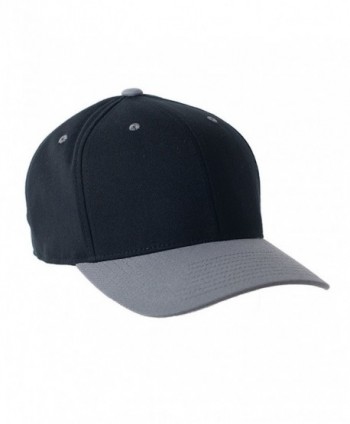 Flexfit 110C - Cool & Dry Pro-Formance Serge Cap - Black/Grey - C911M99Q8UX