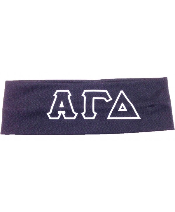 Alpha Gamma Delta Sorority Greek Letters Headband - Grey - CZ11JX90CBX