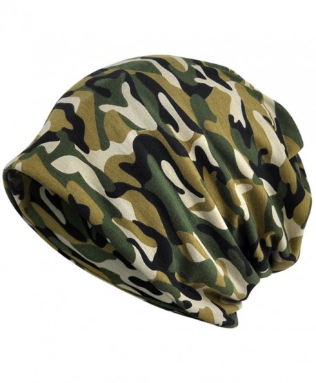 Kuyou Women's Multifunction Camouflage Hat Skull Cap scarf (Army green) - CK1880SOGLT