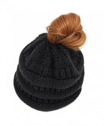 Glamorstar Trendy Beanie Ponytail Stretch