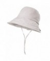 Siggi Womens UPF50+ Linen/Cotton Summer Sunhat Bucket Packable Hats w/ Chin Cord - 89009_gray - CP17YECXA3U